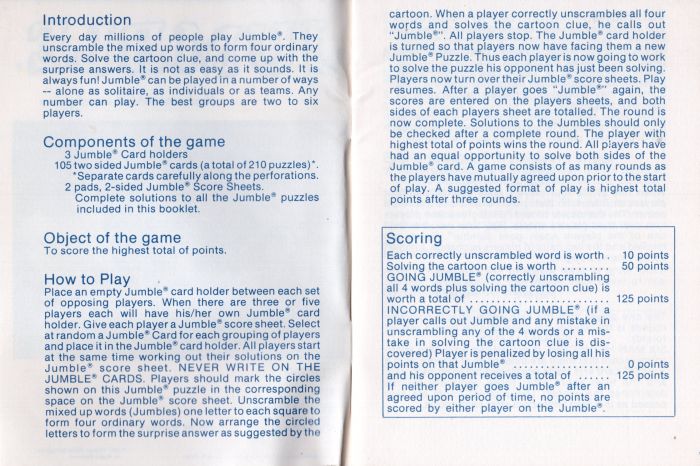 Jumble Rules Page 2