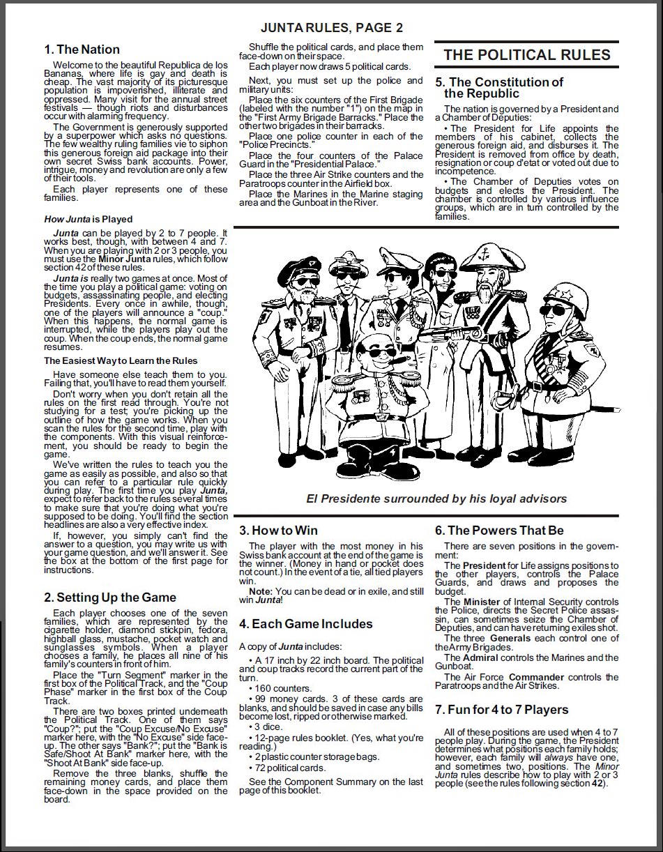 Junta Rules Page 2