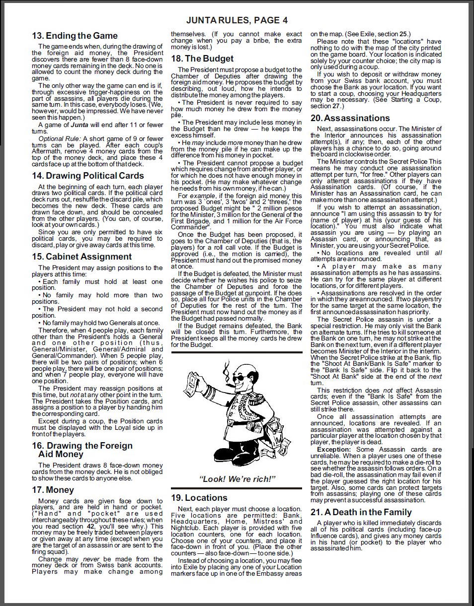 Junta Rules Page 4