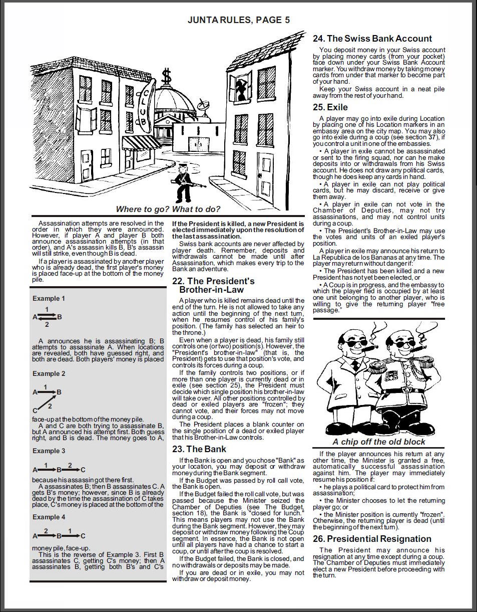 Junta Rules Page 5