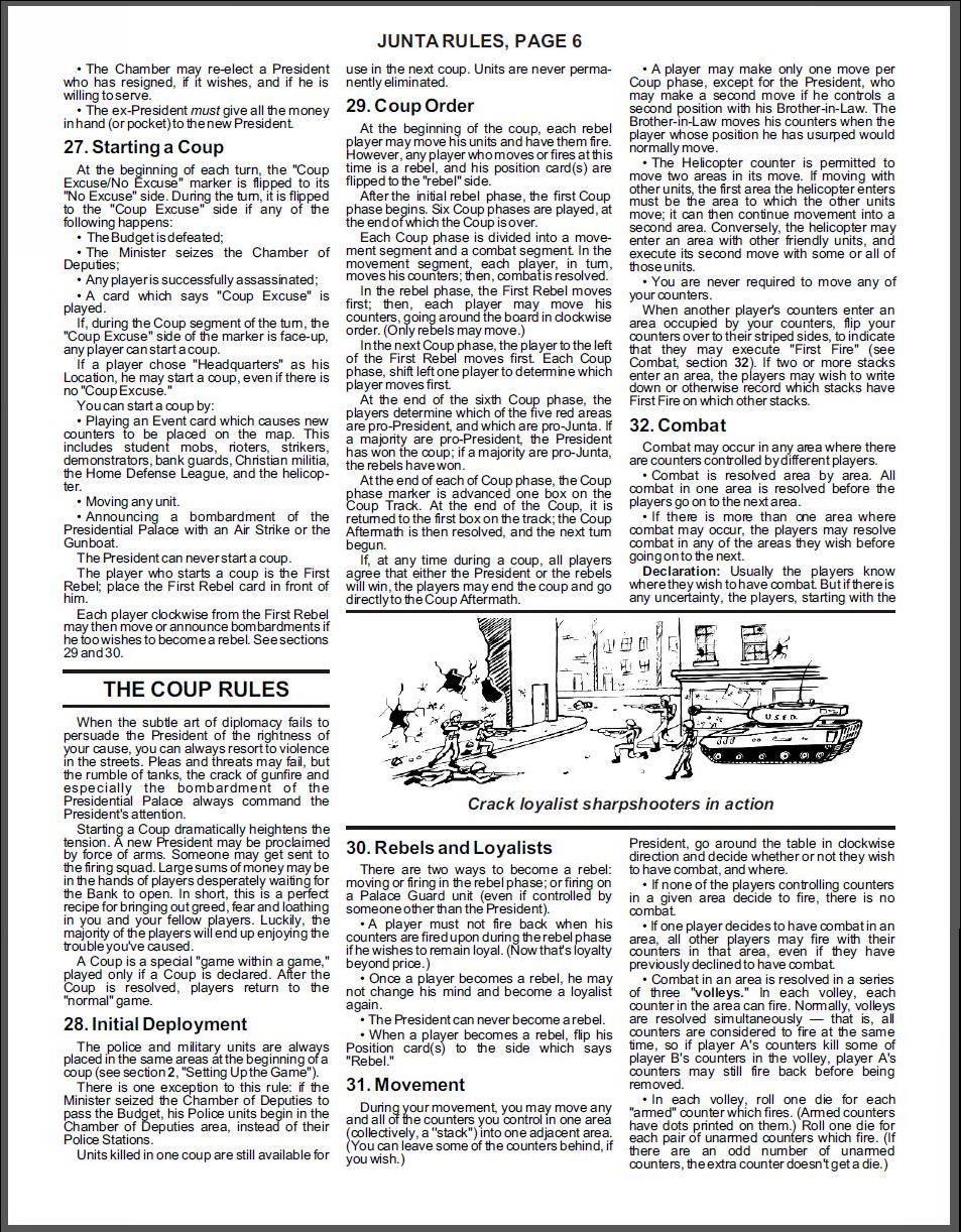 Junta Rules Page 6