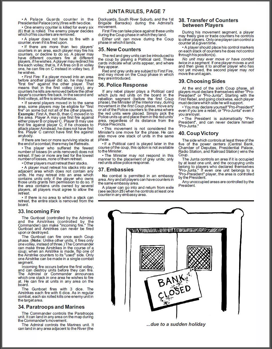 Junta Rules Page 7