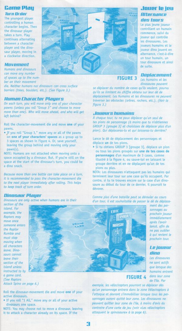 Jurassic Park III -  Island Survival Game Rules Page 3