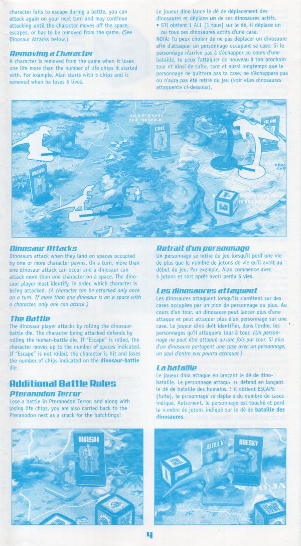 Jurassic Park III -  Island Survival Game Rules Page 4