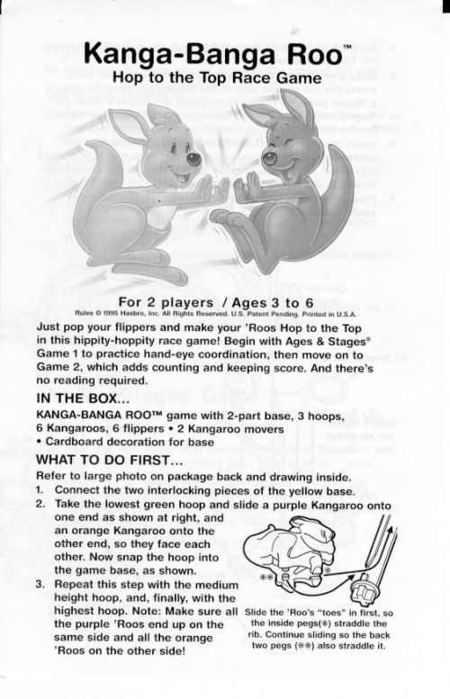 Kanga-Banga Roo Rules Page 1