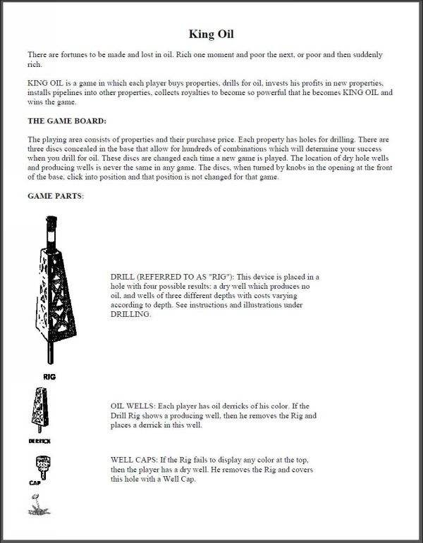 King Oil Rules Page 2