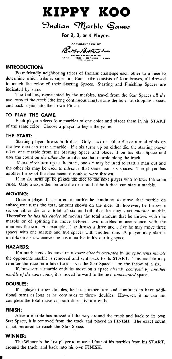 Kippy Koo Rules Page 1