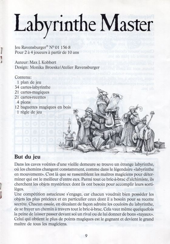 Labyrinthe Master Rules Page 1