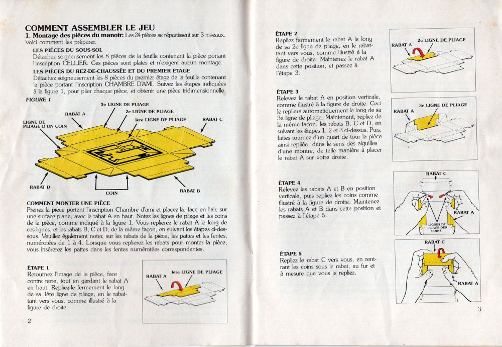 Le Manoir Mystérieux Rules Page 2