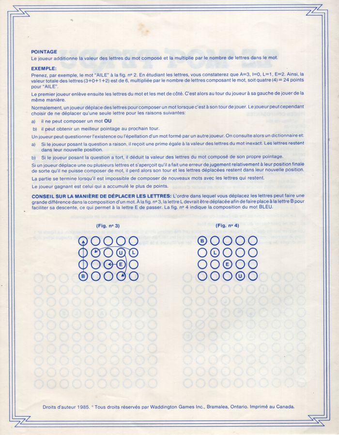 Le mot perdu Rules Page 2