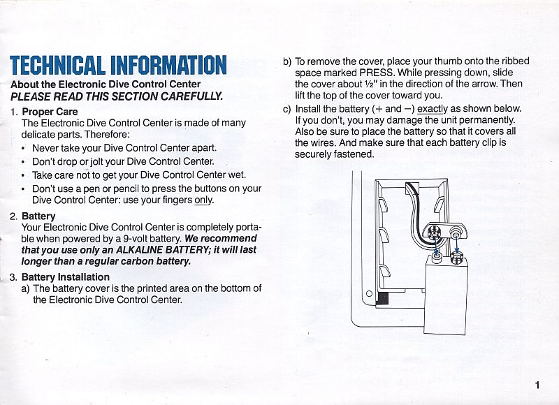 Lost Treasure Electronic Deep-Sea Diving Game Rules Page 3