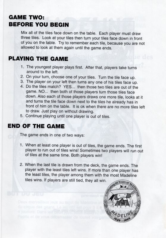 Madeline and the Gypsies Rules Page 3