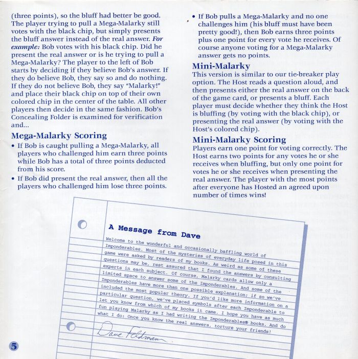 Malarky Rules Page 5
