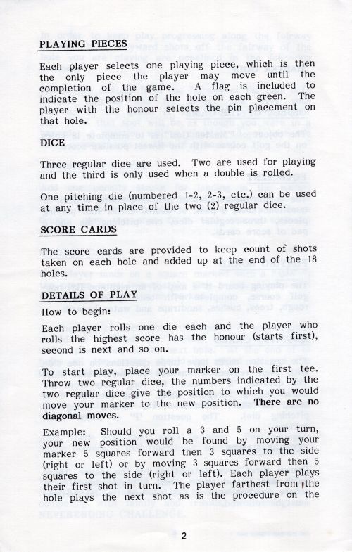 Master Golf™ Rules Page 2