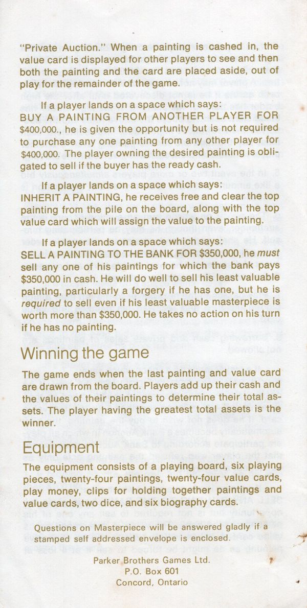 Masterpiece Rules Page 4
