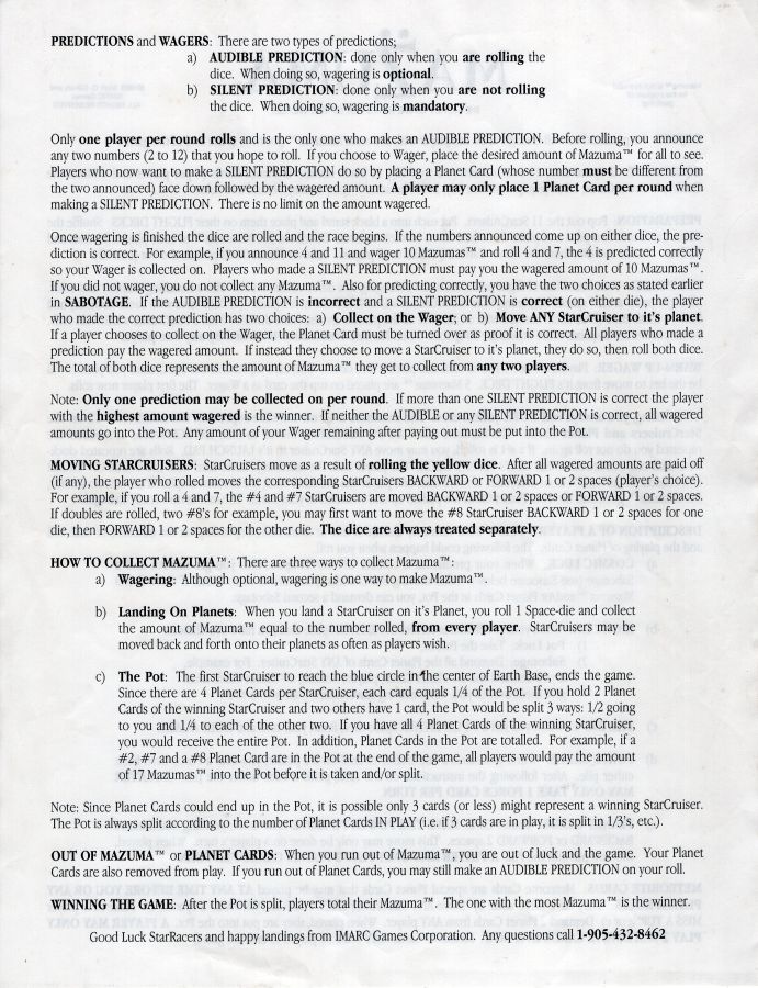 Mazuma Rules Page 2