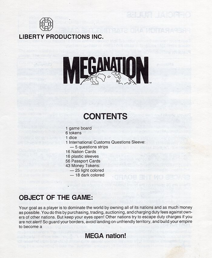 Meganation Rules Page 1