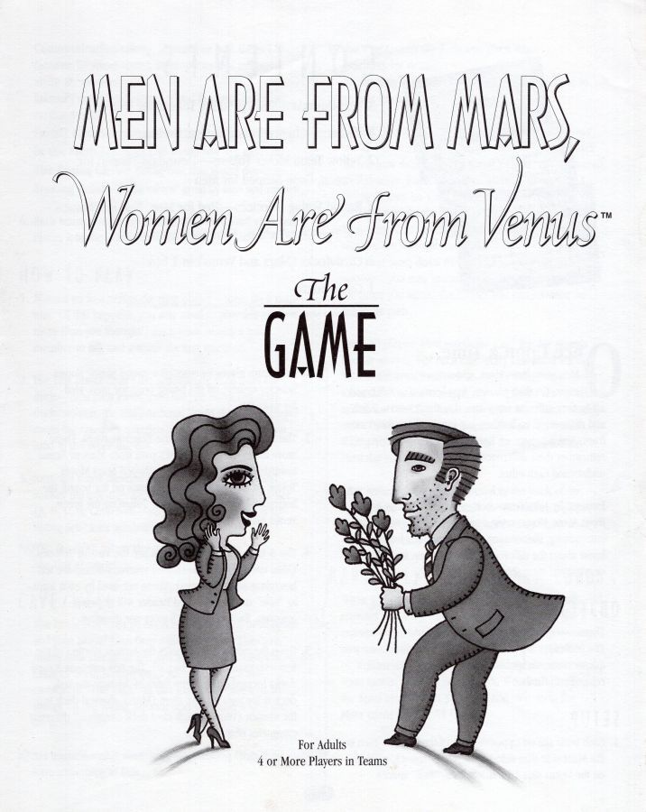 Men are from Mars, Women are from Venus Rules Page 1