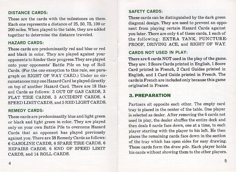 Mille Bornes Rules Page 4