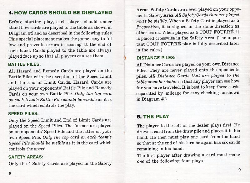 Mille Bornes Rules Page 6