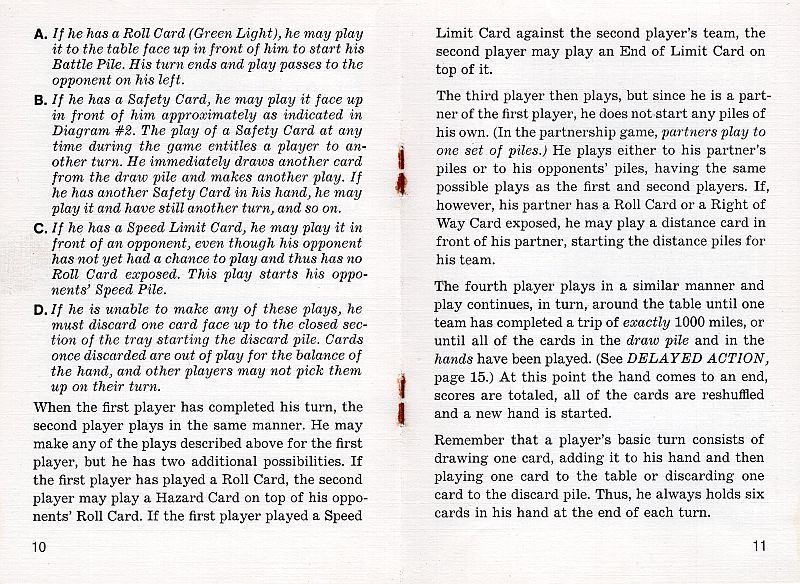 Mille Bornes Rules Page 7