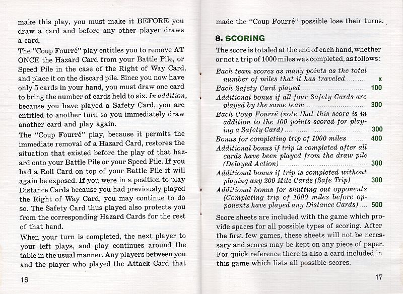 Mille Bornes Rules Page 10
