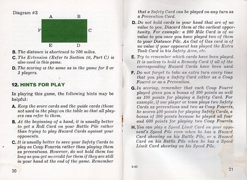 Mille Bornes Rules Page 12