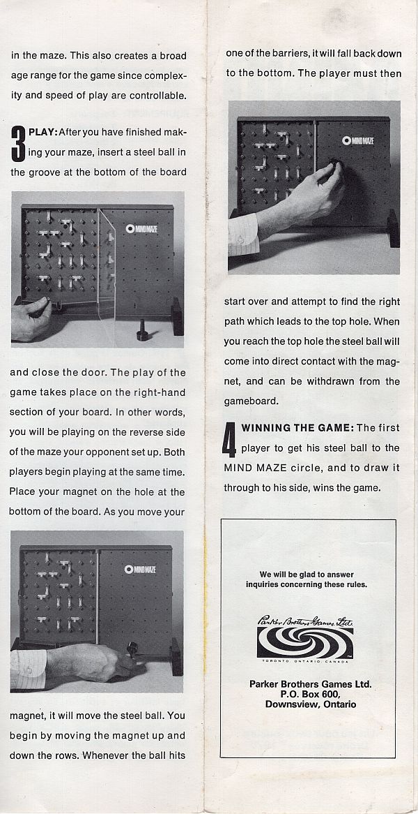 Mind Maze Rules Page 2