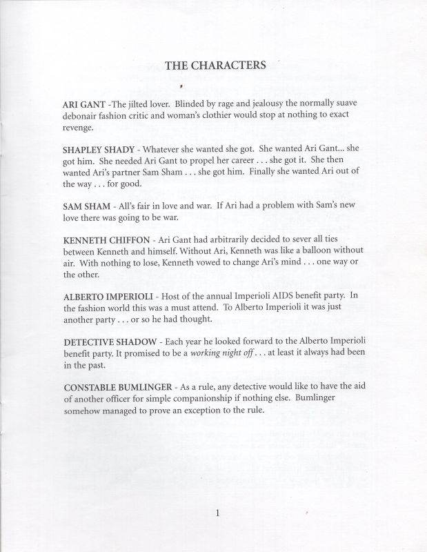 Mindtrap - Mystery Puzzle - Murder's In Fashion Rules Page 2