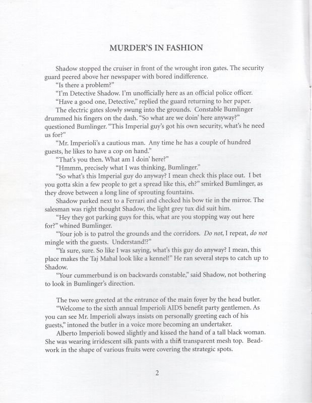 Mindtrap - Mystery Puzzle - Murder's In Fashion Rules Page 3