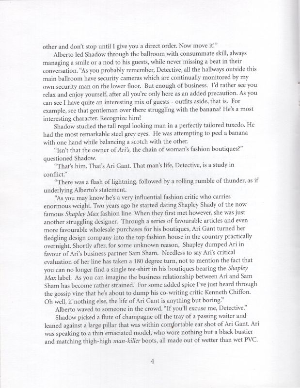 Mindtrap - Mystery Puzzle - Murder's In Fashion Rules Page 5