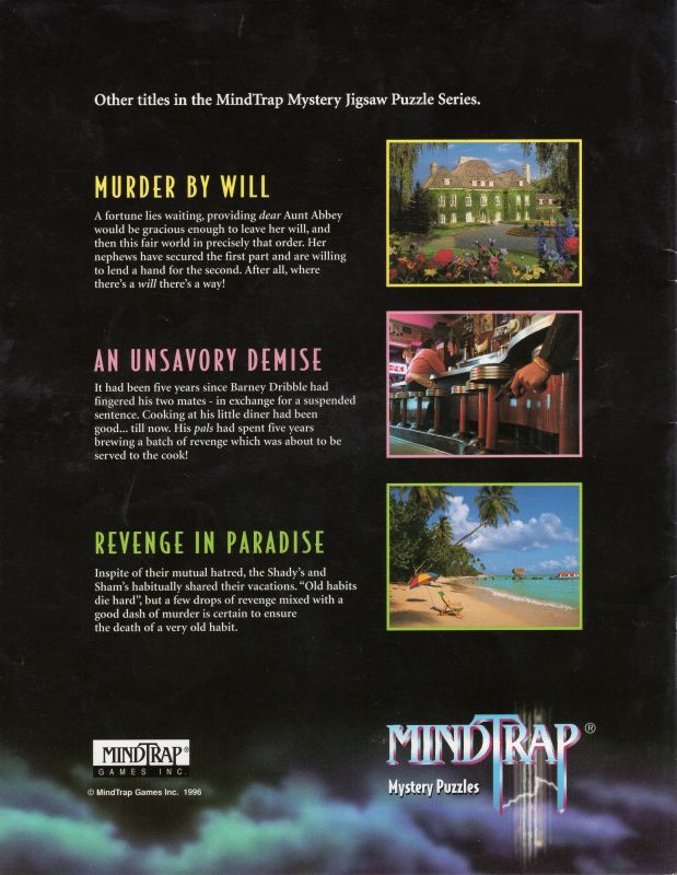 Mindtrap - Mystery Puzzle - Murder's In Fashion Rules Page 14