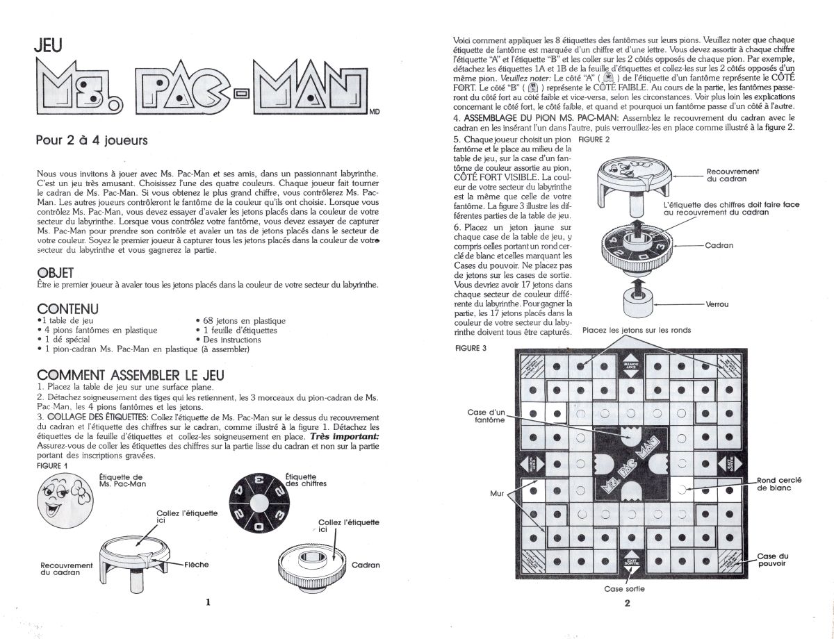 Ms. Pac-Man Rules Page 1