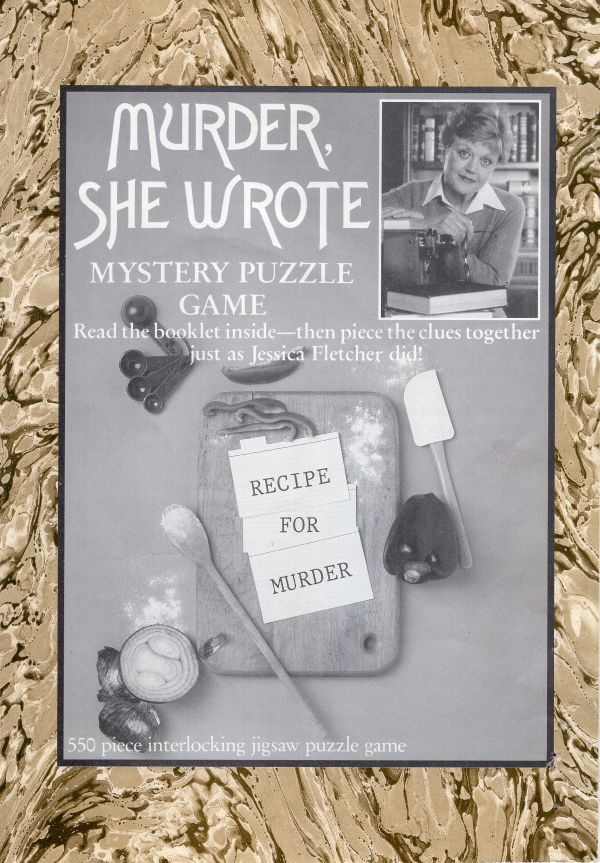 Murder She Wrote Mystery Puzzle - Recipe For Murder Rules Page 1