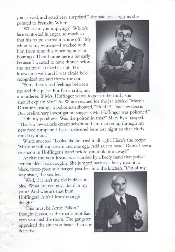 Murder She Wrote Mystery Puzzle - Recipe For Murder Rules Page 4