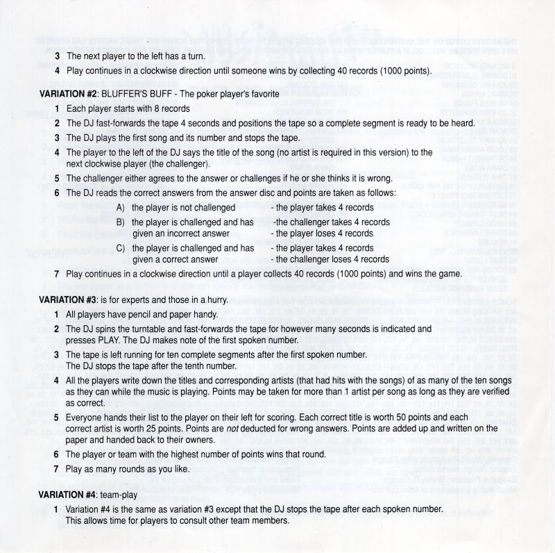 Music Buff Rules Page 3