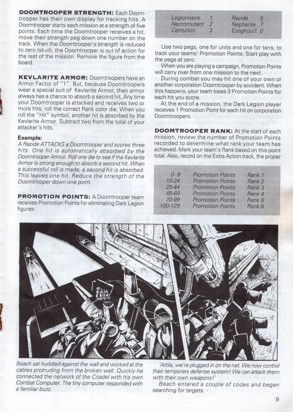 Mutant Chronicles - Siege of the Citadel Rules Page 9