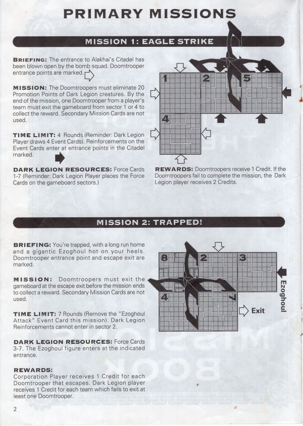Mutant Chronicles - Siege of the Citadel Rules Page 2