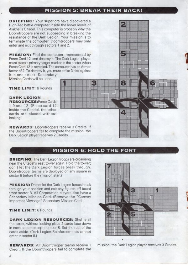 Mutant Chronicles - Siege of the Citadel Rules Page 4