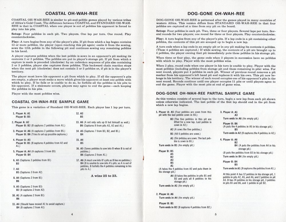 Oh Wah Ree Rules Page 3