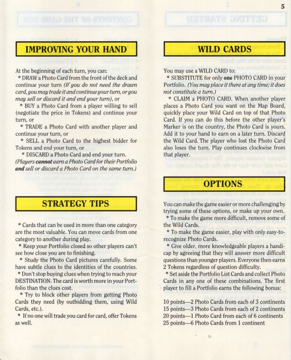 On Assignment (National Geographic) Rules Page 3