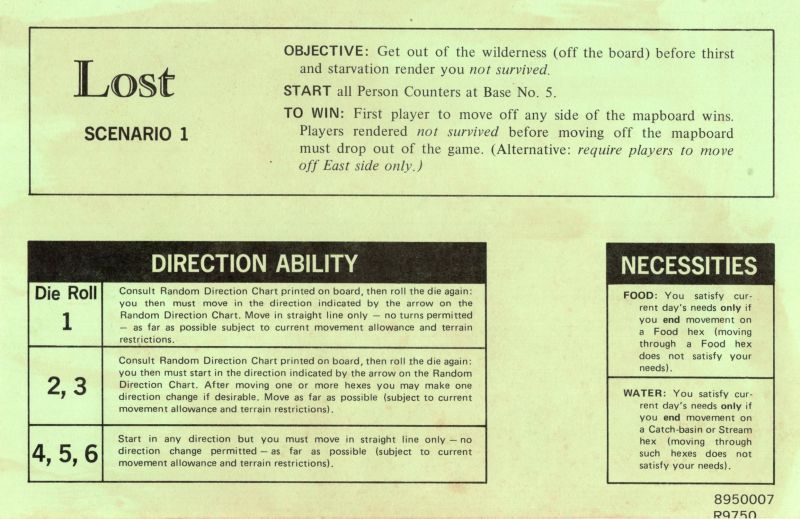 Outdoor Survival Rules Page 1