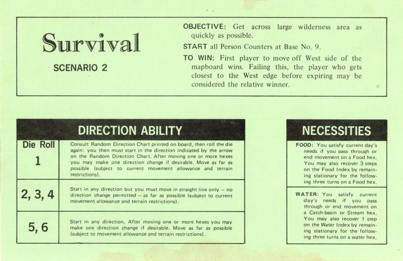 Outdoor Survival Rules Page 3