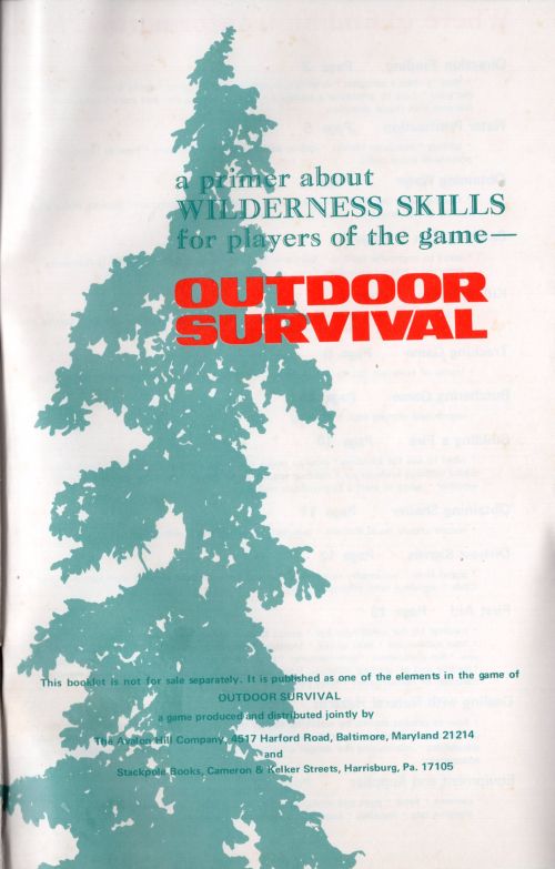 Outdoor Survival Rules Page 1