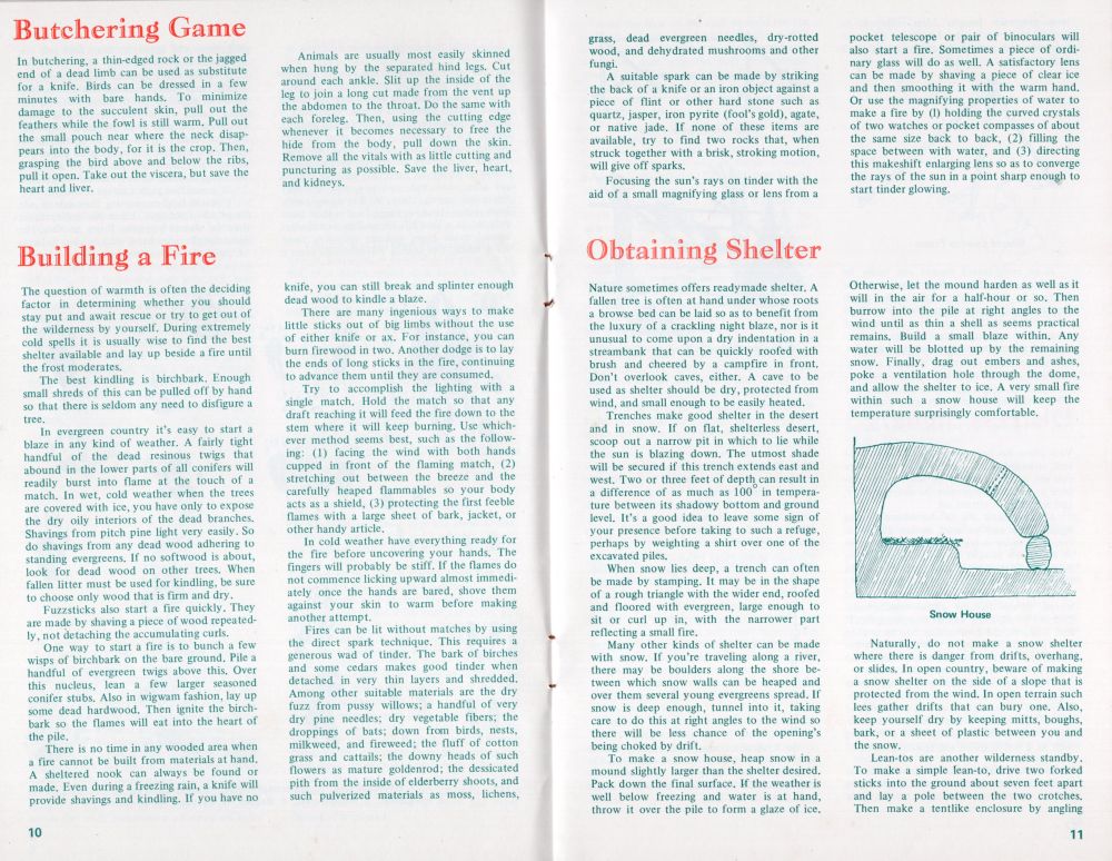 Outdoor Survival Rules Page 6