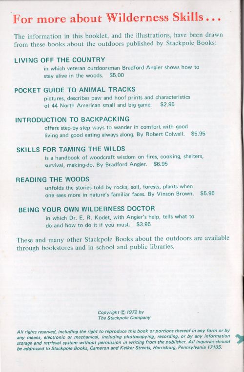 Outdoor Survival Rules Page 13