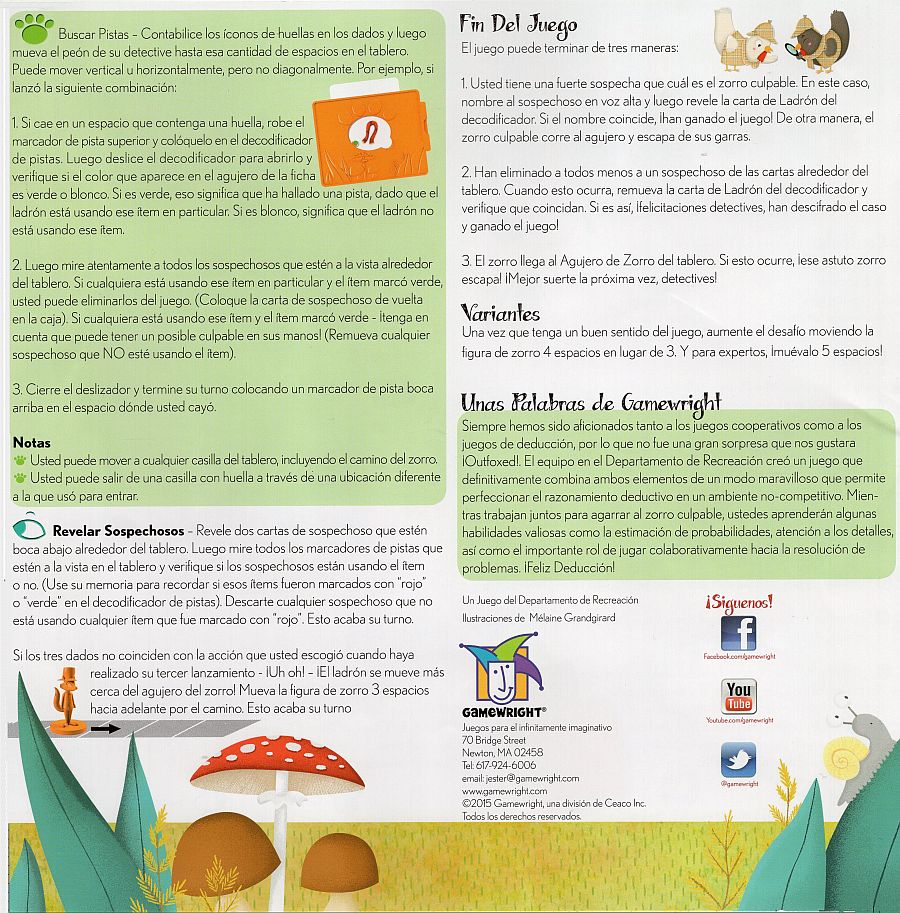 Outfoxed Rules Page 2