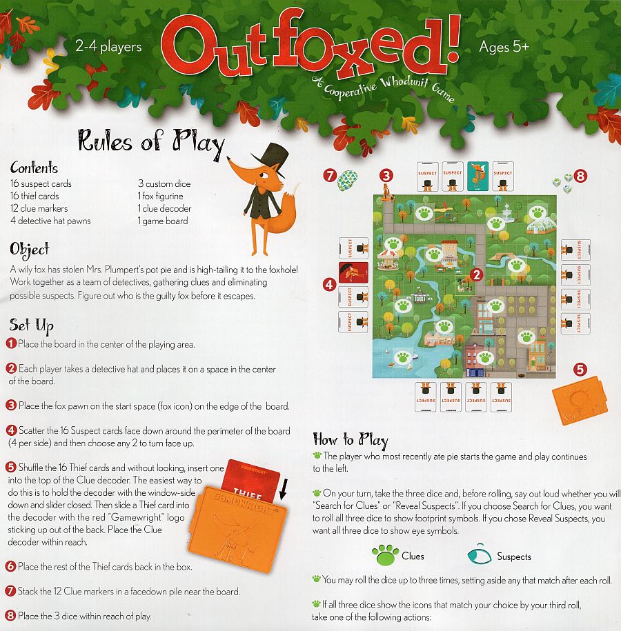 Outfoxed Rules Page 1
