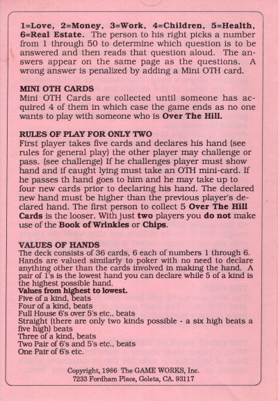 Over The Hill Rules Page 4