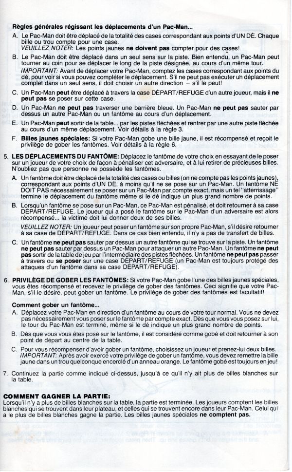 Pac-Man Rules Page 4